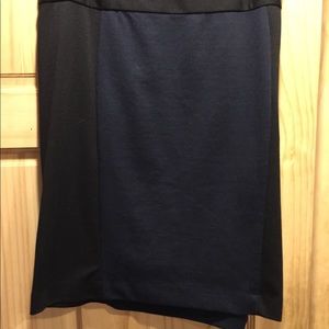 Lane Bryant black/blue skirt